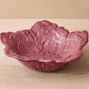 John Derian 12.25"x12.75" Cabbage Stoneware Serving Bowl NWT